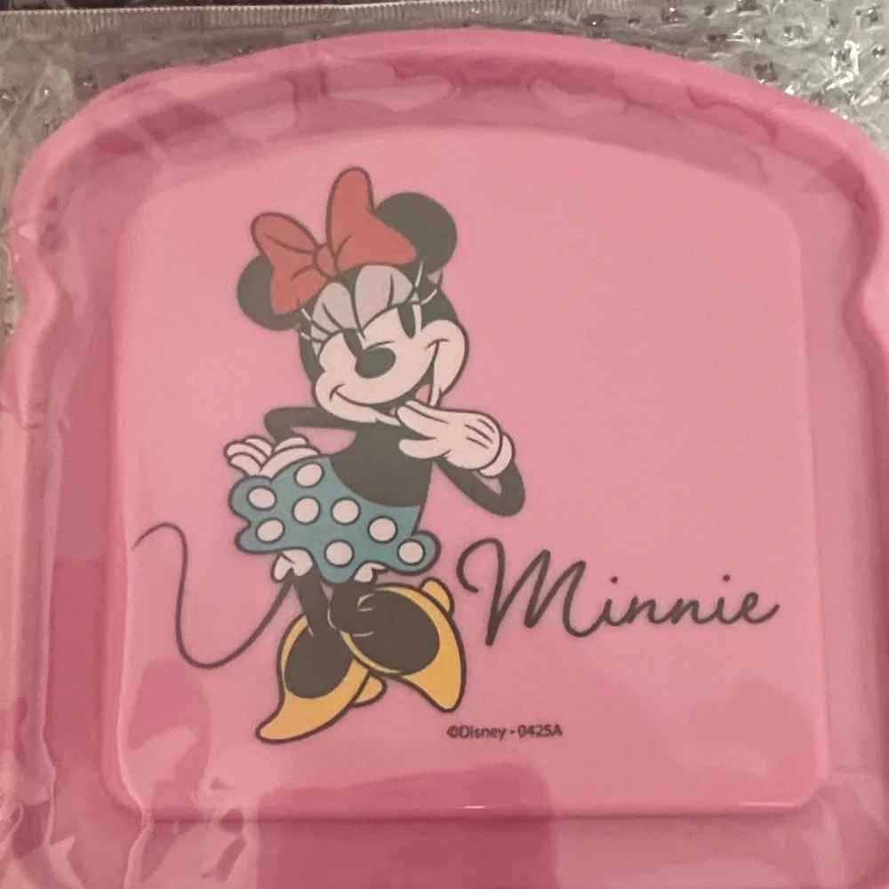 Disney Minnie Mouse Pink Sandwich Box NIP